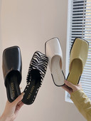 Papuci de damă din piele în patru culori