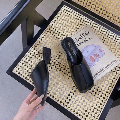 Papuci de damă din piele în patru culori