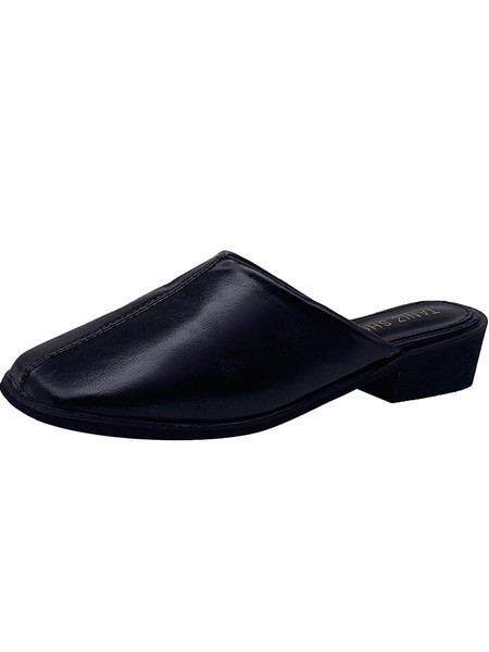 Papuci de damă din piele în patru culori