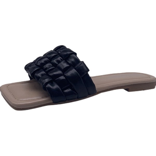 Stilīgas sieviešu čības ar plakanu zoli četrās krāsās