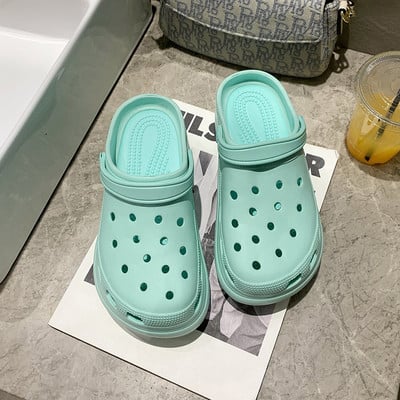 Papuci casual de cauciuc pentru femei tip crocs