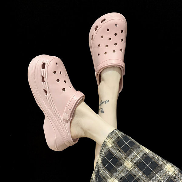 Papuci casual de cauciuc pentru femei tip crocs