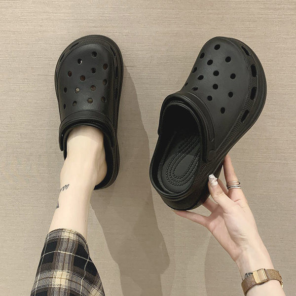 Papuci casual de cauciuc pentru femei tip crocs