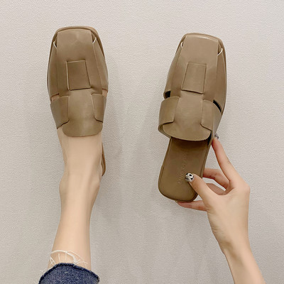 Sieviešu mākslīgās ādas čības trīs krāsās