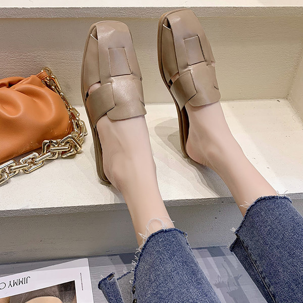 Sieviešu mākslīgās ādas čības trīs krāsās