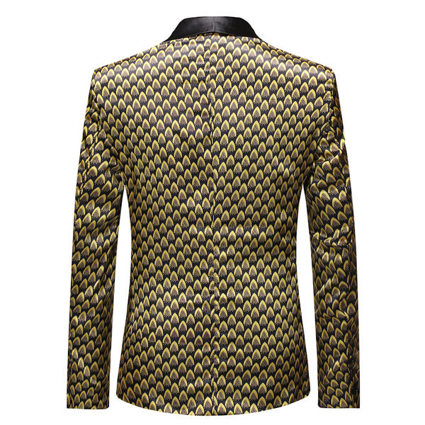 Jachetă bărbătească elegantă, model cu mâneci lungi