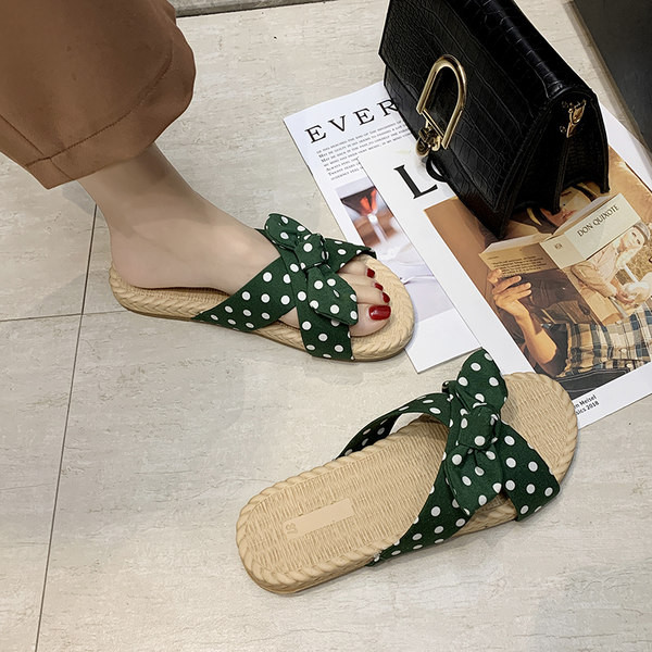 Sieviešu ikdienas auduma čības ar lentīti