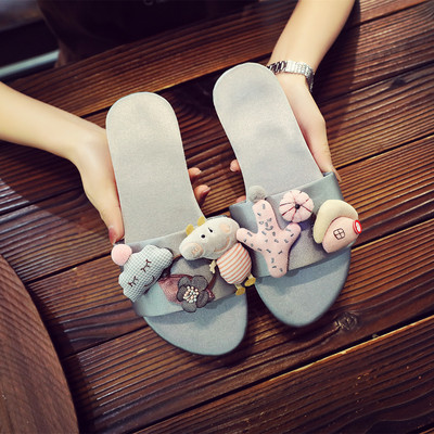 Sieviešu čības ar 3D elementu - divi modeļi