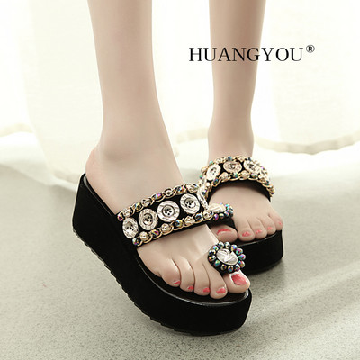 Naiste sussid 4 cm talla ja kaunistuskividega