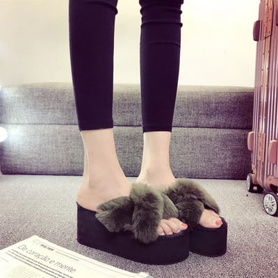 Sieviešu čības ar dūnu un 6 cm zoli