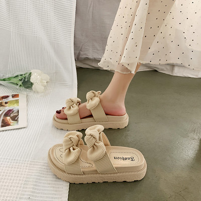 Ikdienas sieviešu čības ar lenti un 4,5 cm zoli