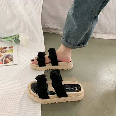 Ikdienas sieviešu čības ar lenti un 4,5 cm zoli