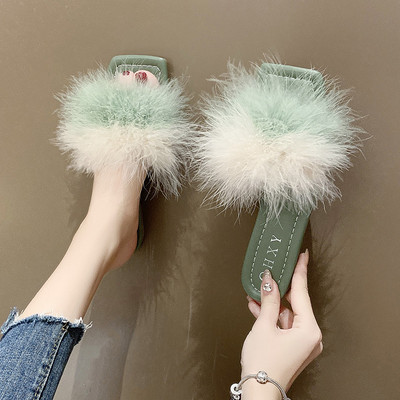 Sieviešu čības ar plakanu zoli un dūnu