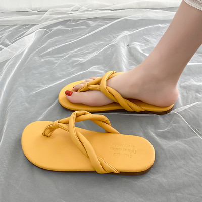 Sieviešu ikdienas čības starp purngalu no eko ādas