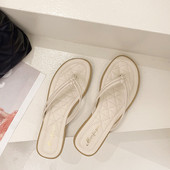 Ikdienas vasaras čības ar plānām ādas lencēm