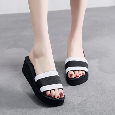 Vasaras sieviešu čības ar 6 cm platformu - vairāki modeļi