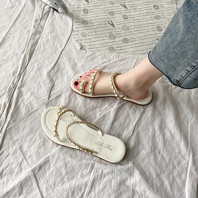 Sieviešu mākslīgās ādas čības ar metāla elementu divās krāsās