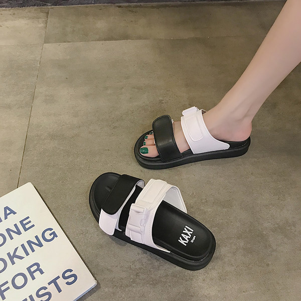 Papuci de damă din cauciuc cu velcro