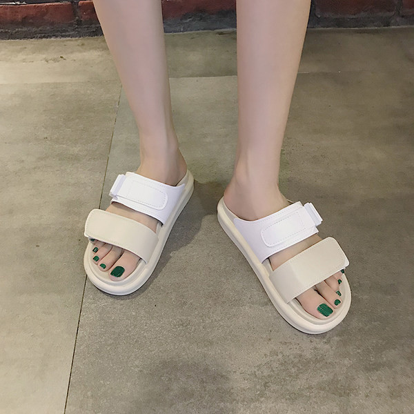 Papuci de damă din cauciuc cu velcro