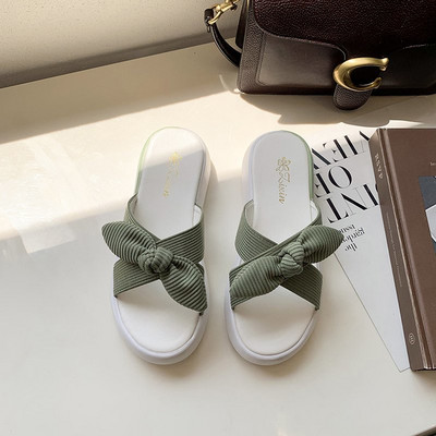 Jauns sieviešu čību modelis ar lentīti trīs krāsās