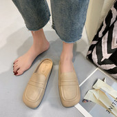 Mākslīgās ādas čības ar plakanu zoli