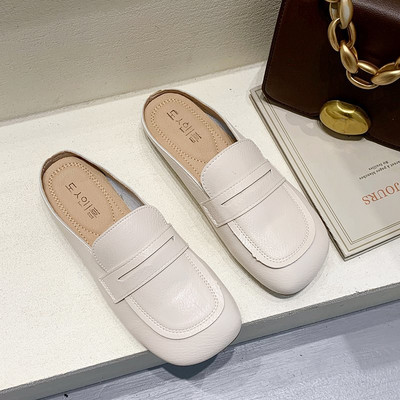 Mākslīgās ādas čības ar plakanu zoli