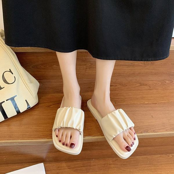 Papuci casual dama din imitatie de piele in mai multe culori