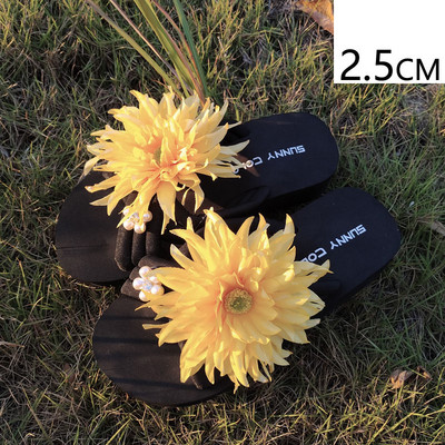 Sieviešu čības ar 3D ziedu vairākās krāsās