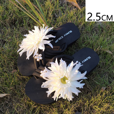 Sieviešu čības ar 3D ziedu vairākās krāsās