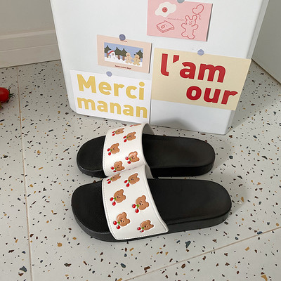 Νέο μοντέλο γυναικείες παντόφλες σιλικόνης με επίπεδη σόλα