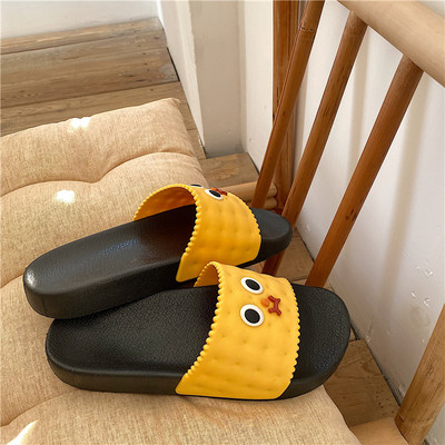 Νέο μοντέλο γυναικείες παντόφλες σιλικόνης με επίπεδη σόλα