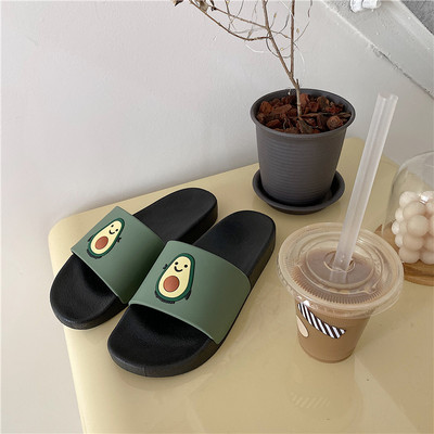 Νέο μοντέλο γυναικείες παντόφλες σιλικόνης με επίπεδη σόλα