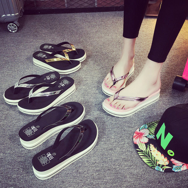 Papuci casual de vara de dama cu talpa plate