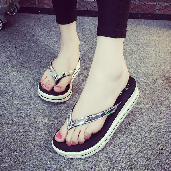 Papuci casual de vara de dama cu talpa plate
