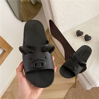 Ikdienas sieviešu čības ar dzīvnieku 3D elementiem