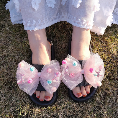 Papuci casual cu panglica in mai multe culori