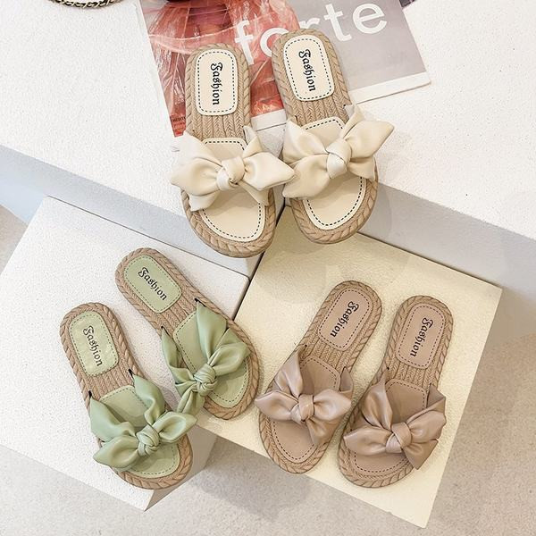 Papuci moderni de dama din imitatie de piele cu talpa plata