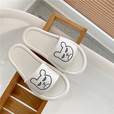 Papuci casual dama cu talpa plate si aplicatii diverse