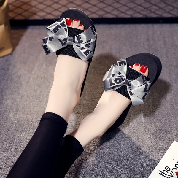 Papuci dama cu platforma de 6 cm si panglica mai multe culori