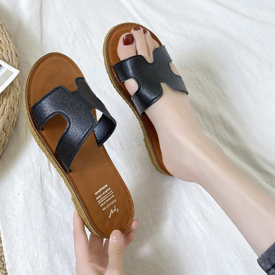 Papuci eleganti de dama cu talpa plata