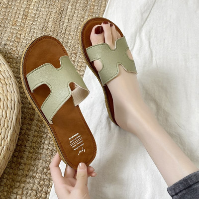 Papuci eleganti de dama cu talpa plata