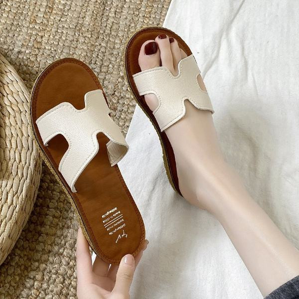 Papuci eleganti de dama cu talpa plata