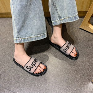 Papuci de dama colorati din silicon cu aplicatie