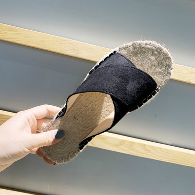 Papuci casual dama din piele intoarsa ecologica