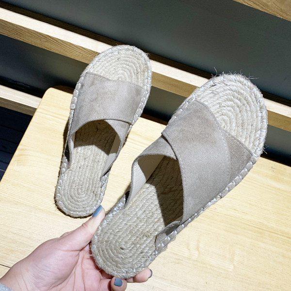 Papuci casual dama din piele intoarsa ecologica