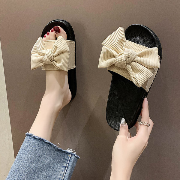 Model nou de papuci de dama cu panglica si talpa plata - mai multe culori