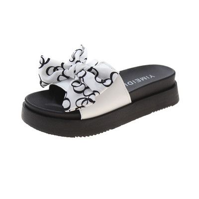 Casual γυναικείες παντόφλες με κορδέλα - σε τρία χρώματα