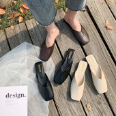 Papuci casual inchisi din piele ecologica