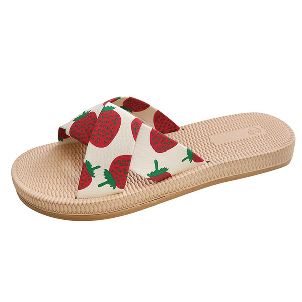 Nou model de papuci de vara cu bretele incrucisate din material textil