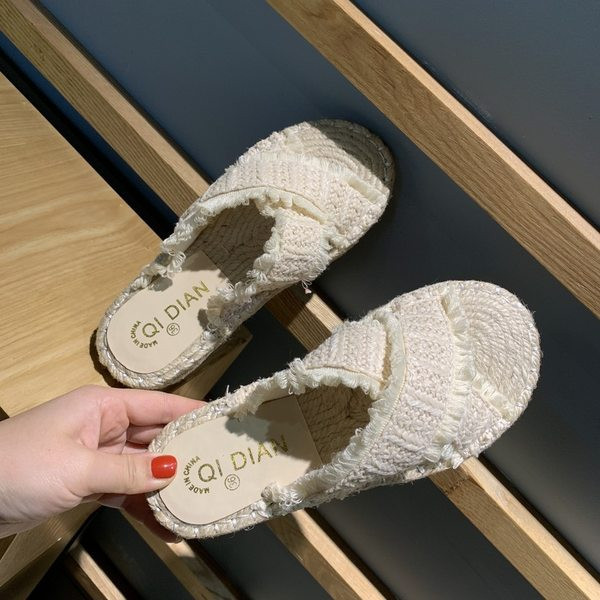 Papuci casual de vara de dama cu talpa plata